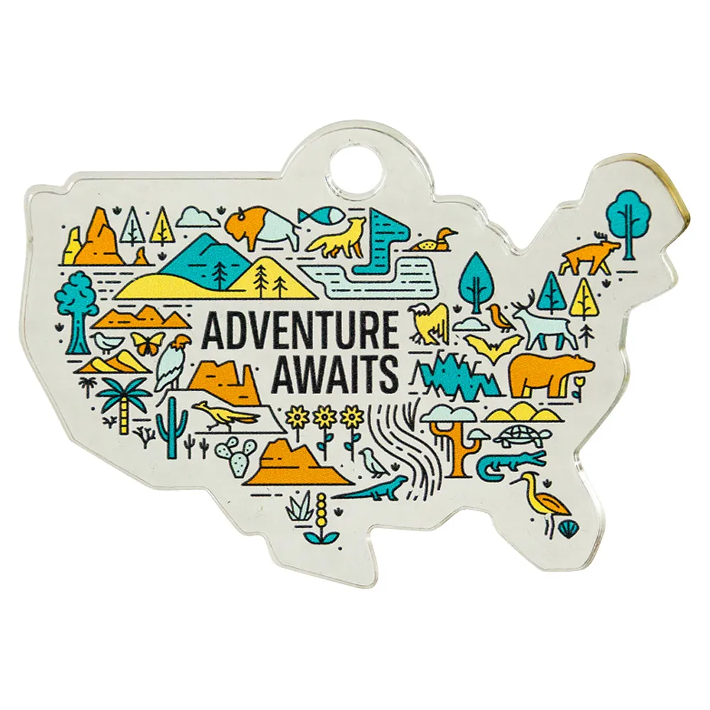 Adventure Awaits Acrylic Ornament - Image 3