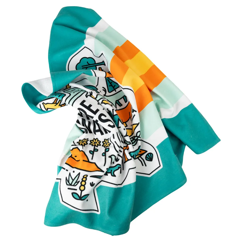 Adventure Awaits National Park Beach Towel - Image 4