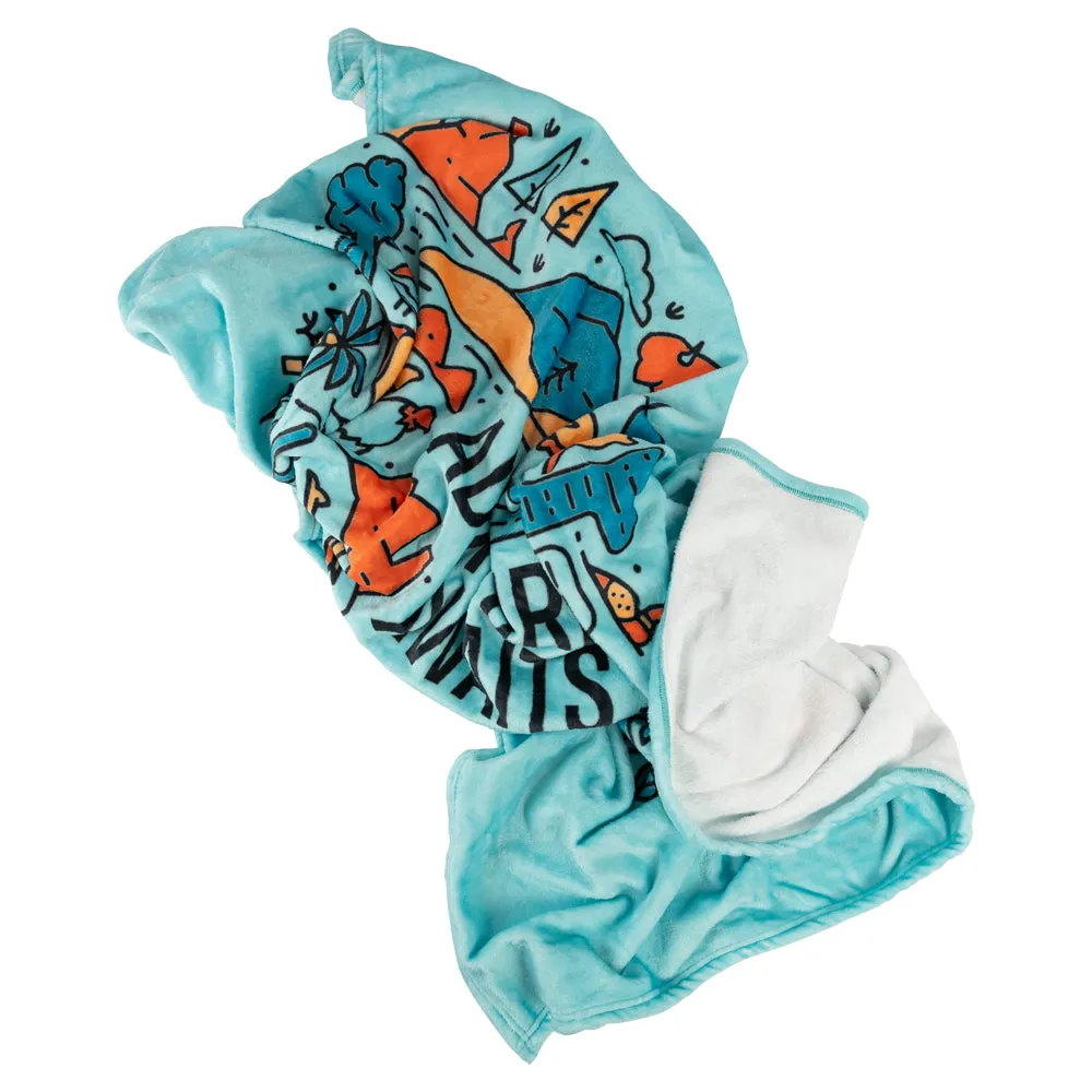 Adventure Awaits National Park Fleece Blanket - Image 4