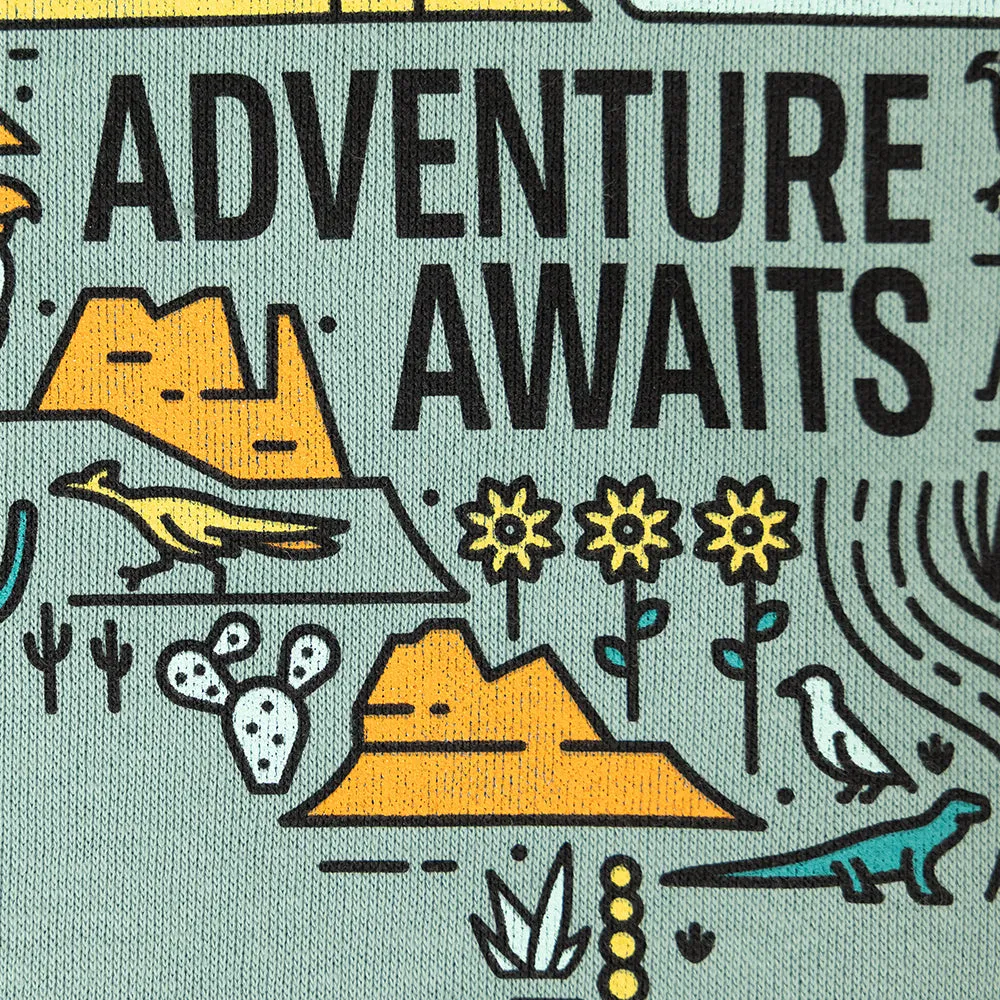 Adventure Awaits National Park Fleece Hoodie - Image 4