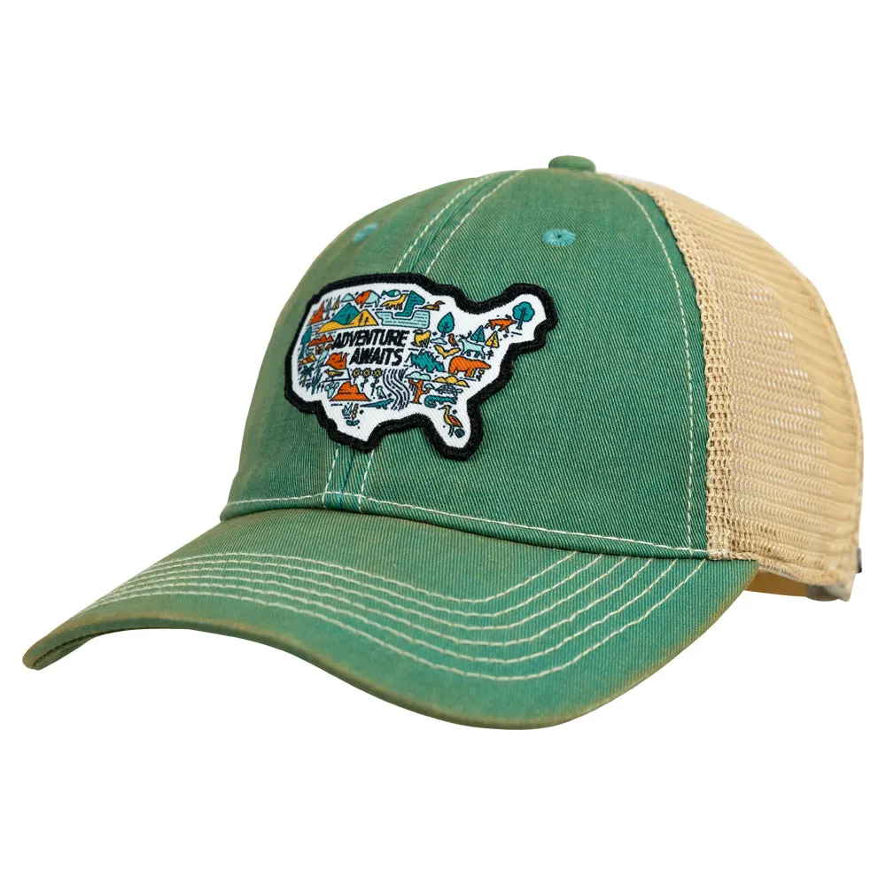 Adventure Awaits National Park Mesh-Back Cap - Image 3