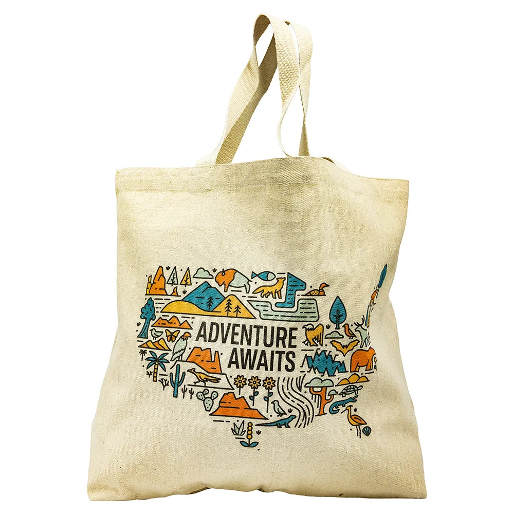Adventure Awaits National Park Tote Bag - Image 3