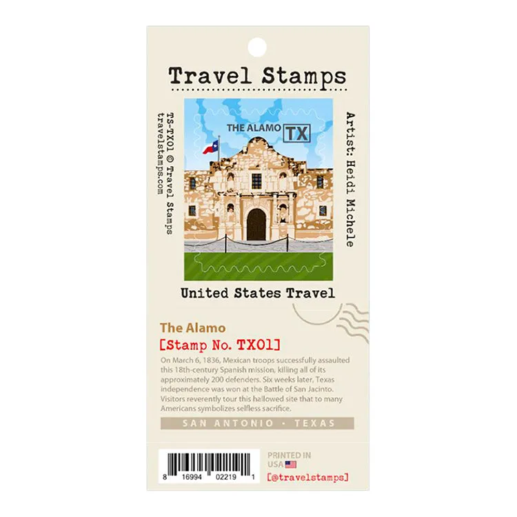 Alamo Travel Stamp