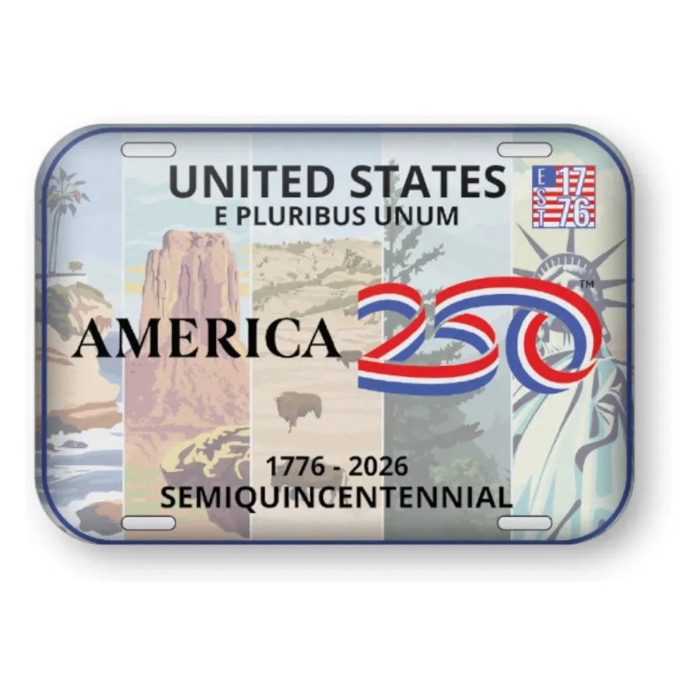 America 250 Magnet - License Plate