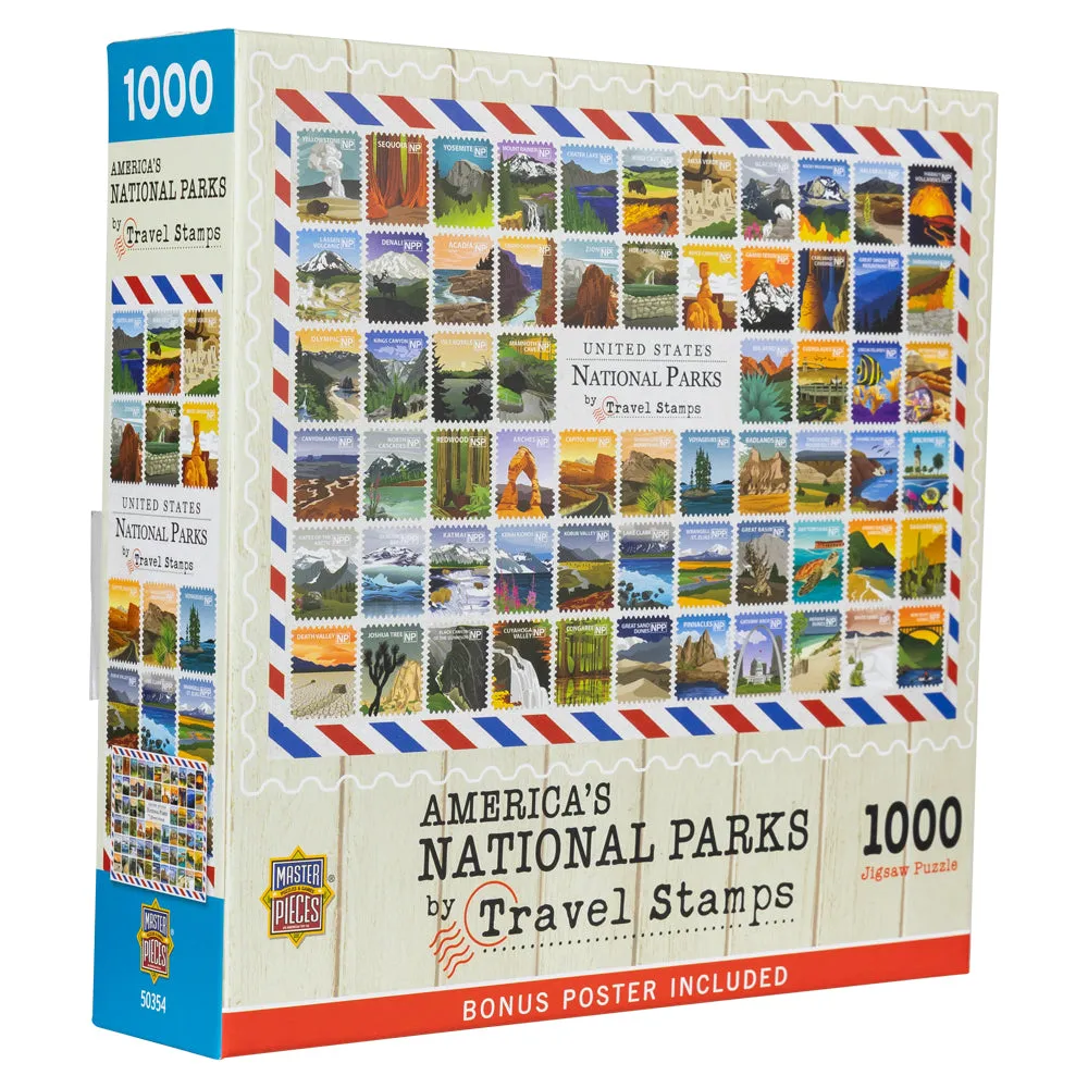 America’s National Parks Travel Stamps Puzzle - Image 2