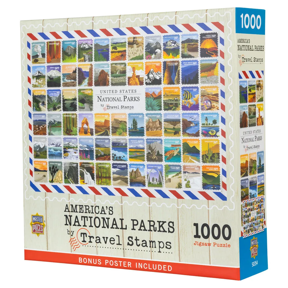 America’s National Parks Travel Stamps Puzzle - Image 3