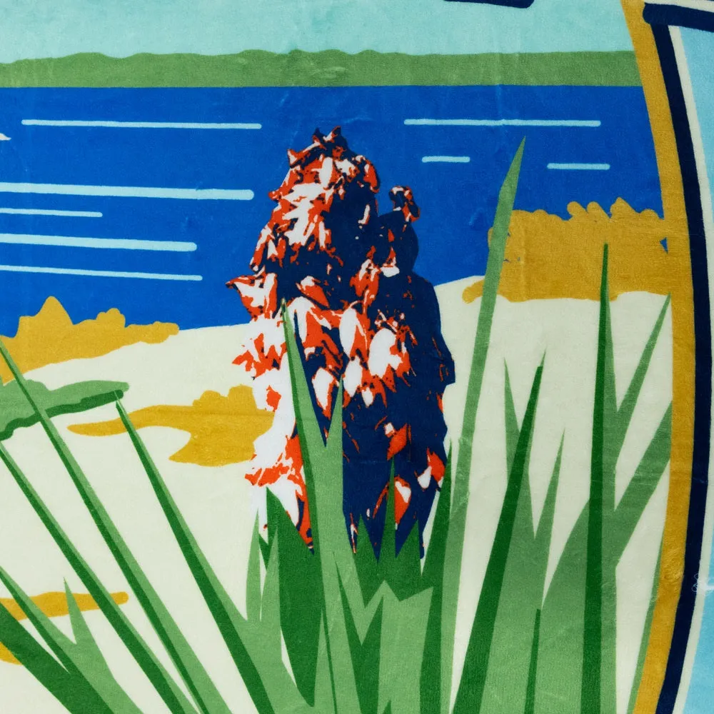 Amistad National Recreation Area Fleece Blanket - Image 3