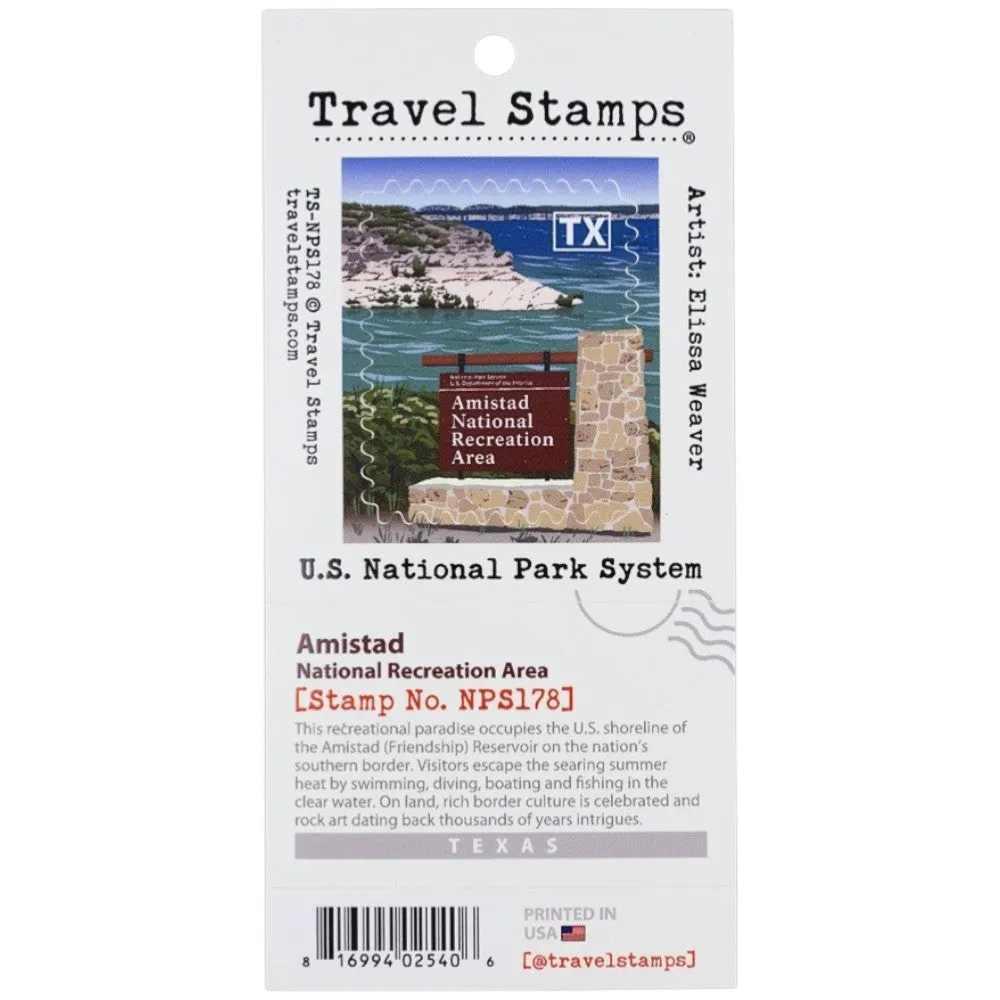 Amistad National Recreation Area Travel Stamp
