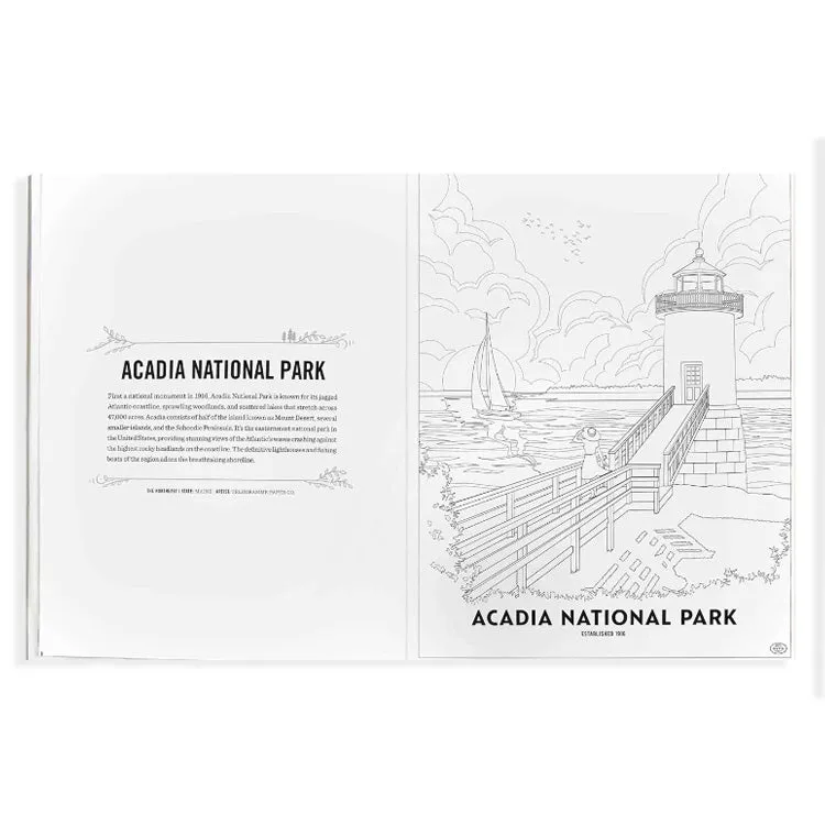 Art of the National Parks Coloring Book - Image 2
