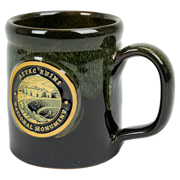 Aztec Ruins National Monument Round Logo Camper Mug - Image 3