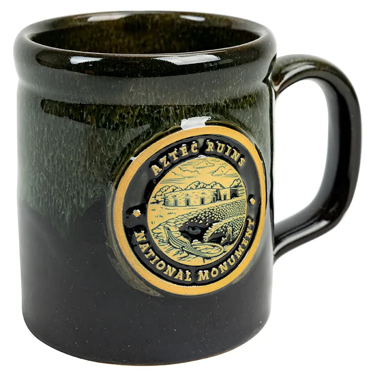 Aztec Ruins National Monument Round Logo Camper Mug - Image 4