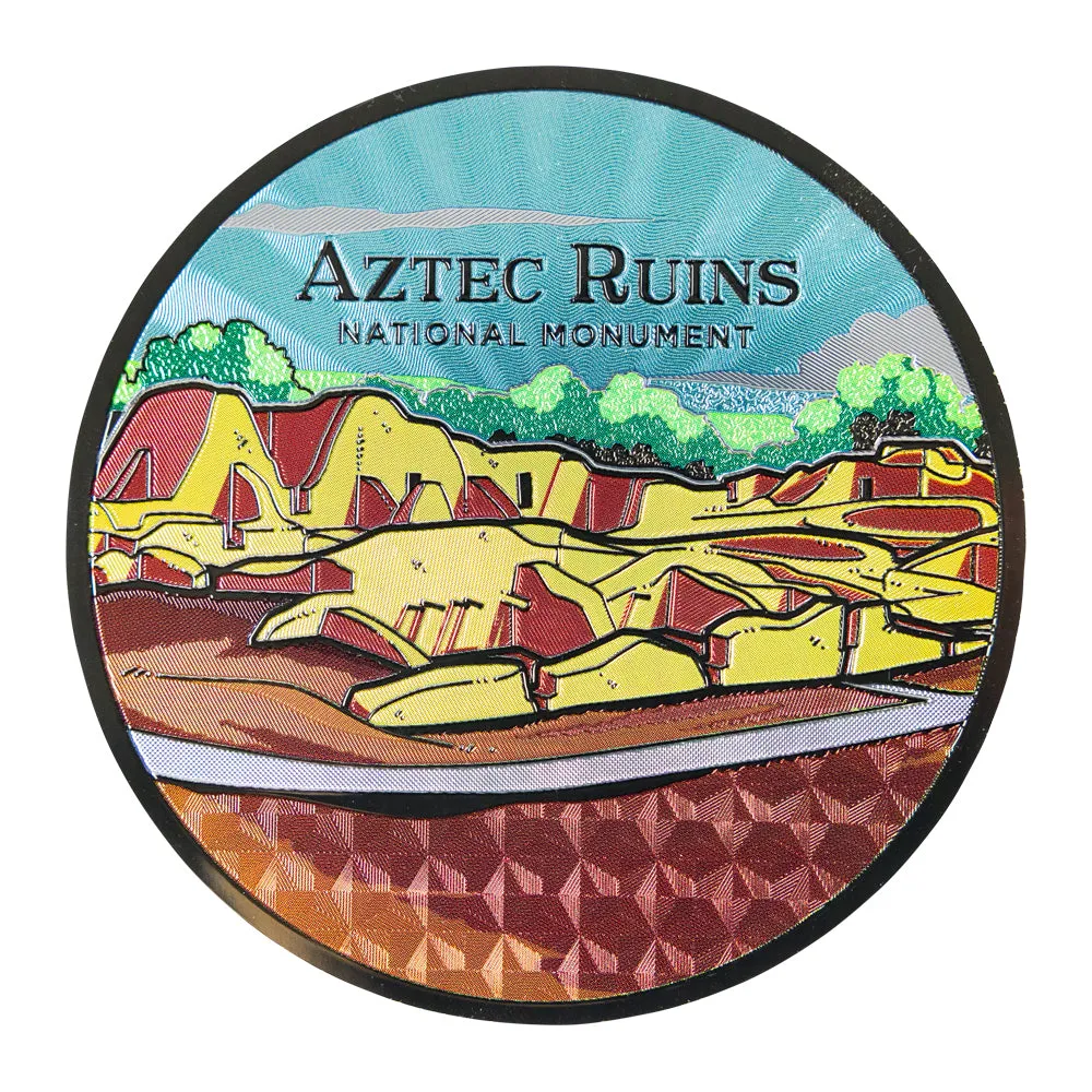 Aztec Ruins National Monument Sticker - Foil
