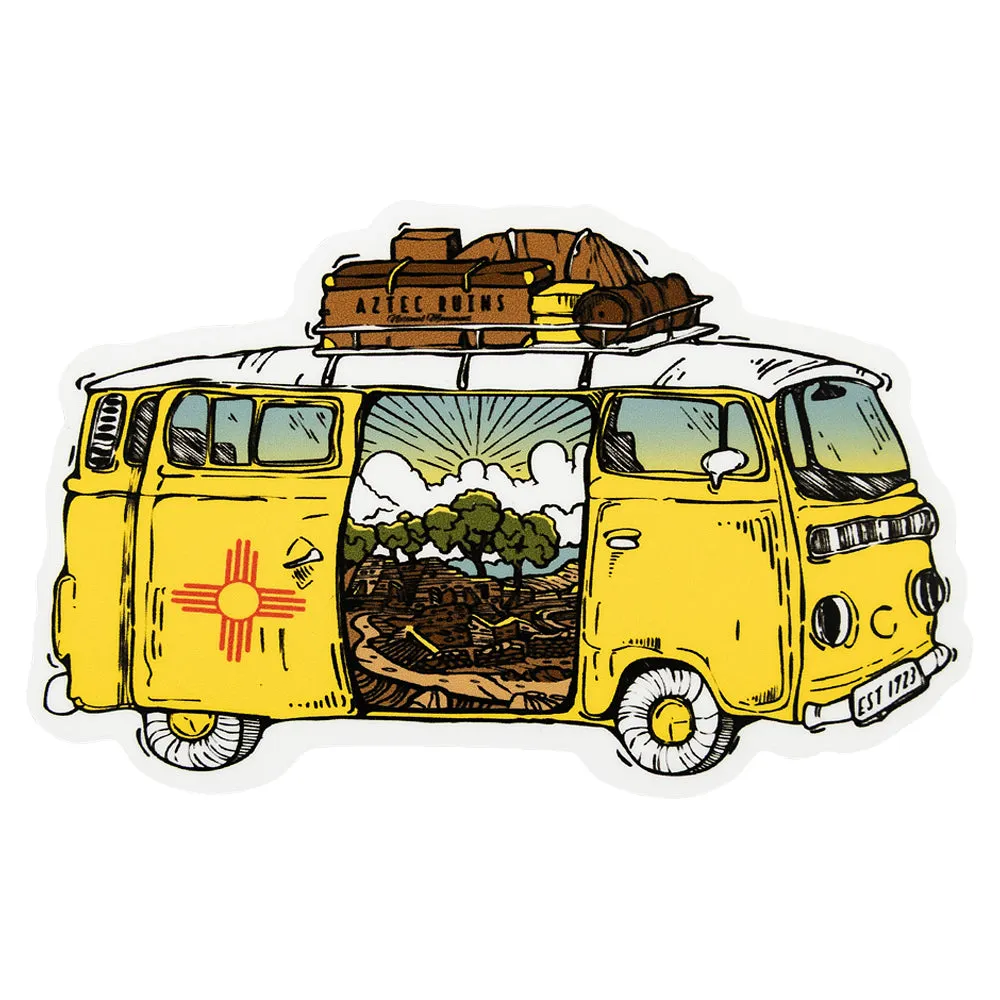 Aztec Ruins National Monument Sticker - Van Tour