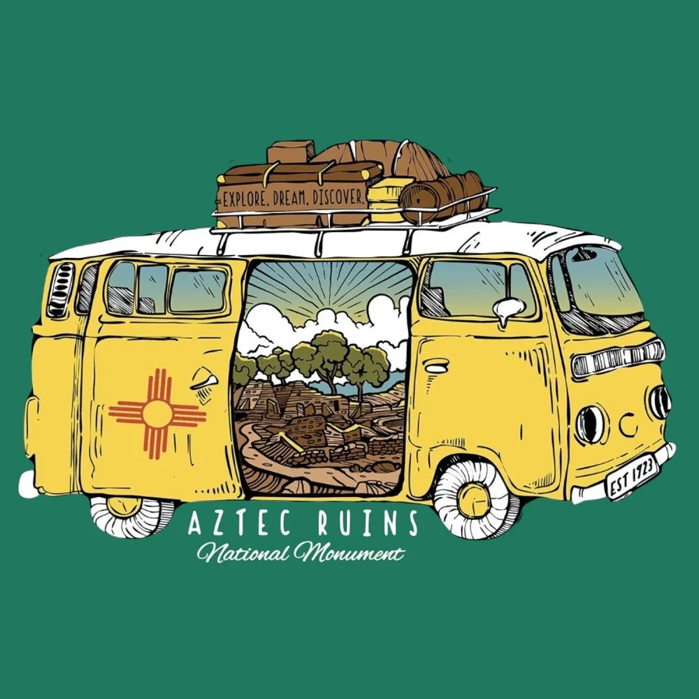 Aztec Ruins National Monument T-Shirt - Van Tour - Image 2