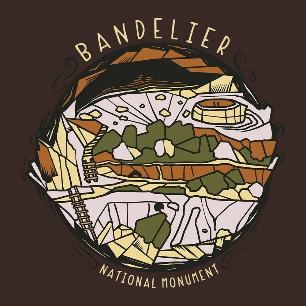 Bandelier National Monument T-Shirt - Alcove House - Image 2