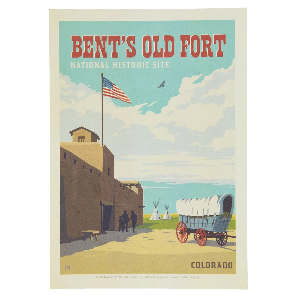 Bent's Old Fort National Historic Site Postcard - ADG Graphic