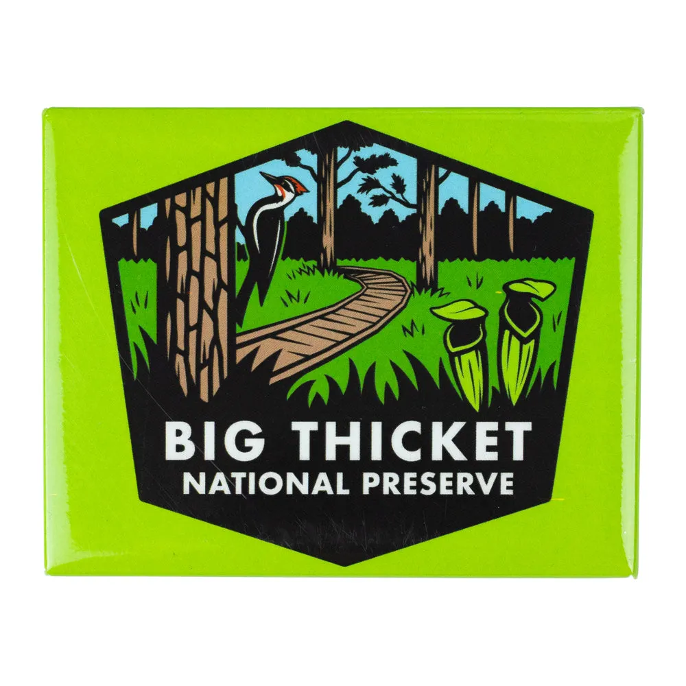 Big Thicket National Preserve Magnet - Badge Logo