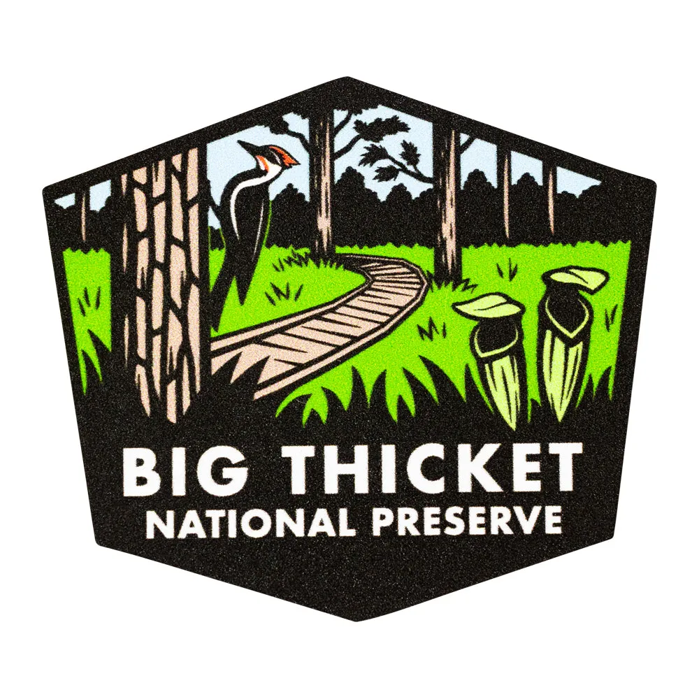 Big Thicket National Preserve Sticker - Badge Logo