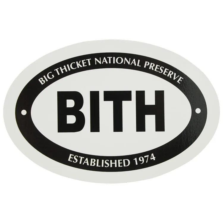 Big Thicket National Preserve Sticker - Mini Oval