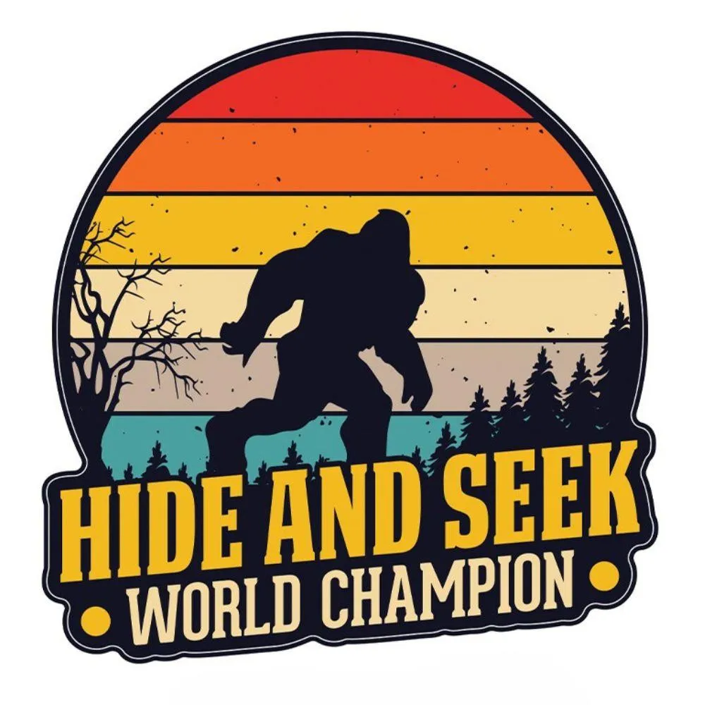 Bigfoot Sticker - Hide & Seek