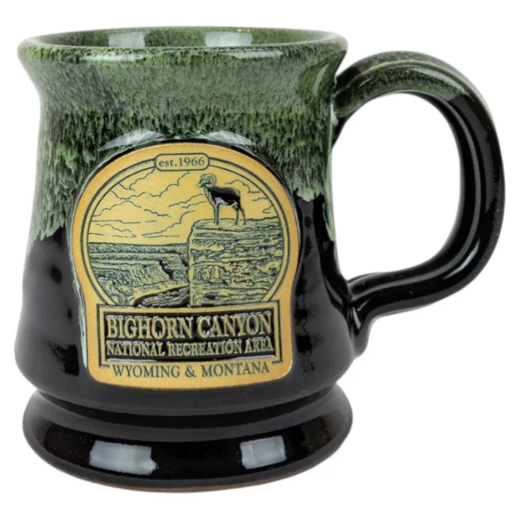 Bighorn Canyon National Recreation Area Footed Mug