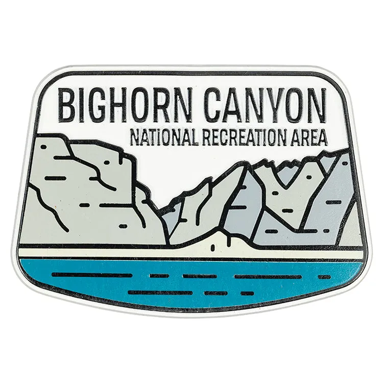 Bighorn Canyon National Recreation Area Flex Magnet - Fell Logo