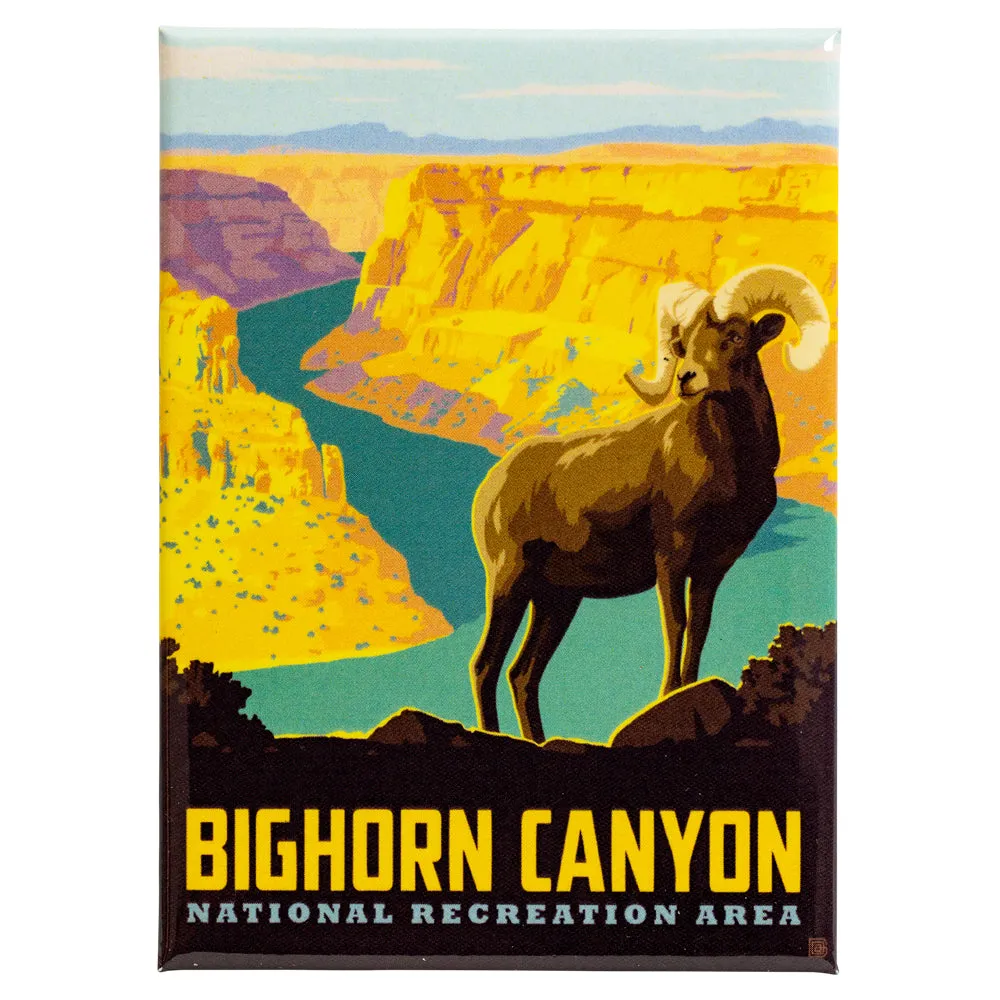 Bighorn Canyon National Recreation Area Magnet - ADG Graphic