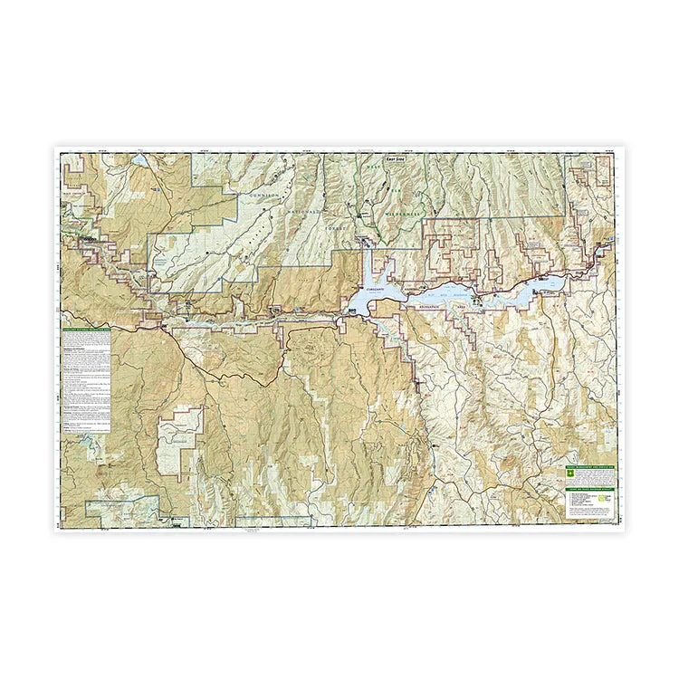 National Geographic Black Canyon Of The Gunnison Map - Image 3