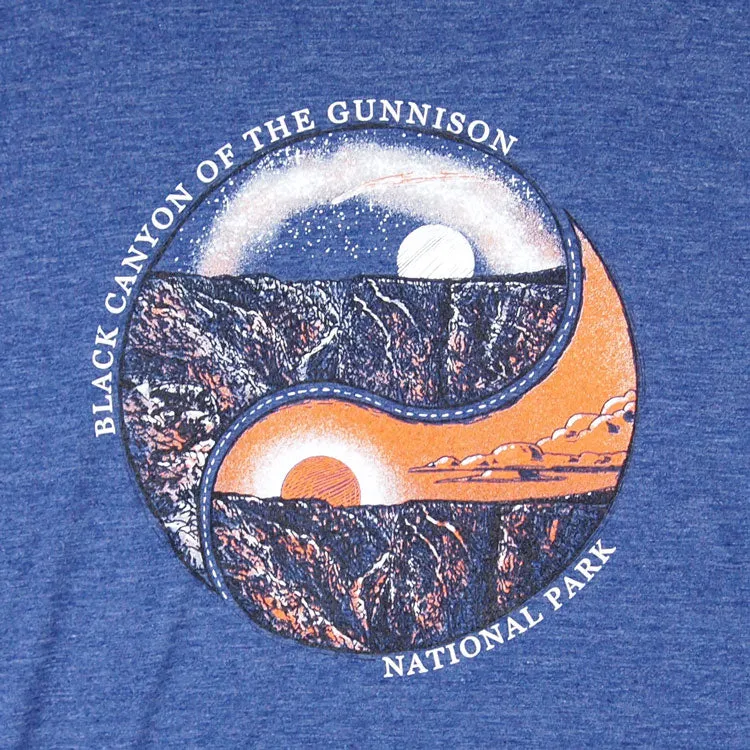 Black Canyon of the Gunnison National Park REPREVE® T-Shirt - Day/Night - Image 2