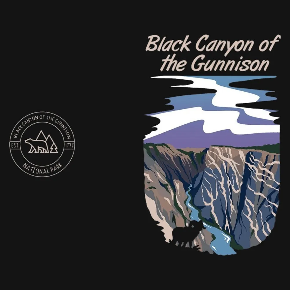 Black Canyon of the Gunnison National Park T-Shirt - Masterpieces - Image 3