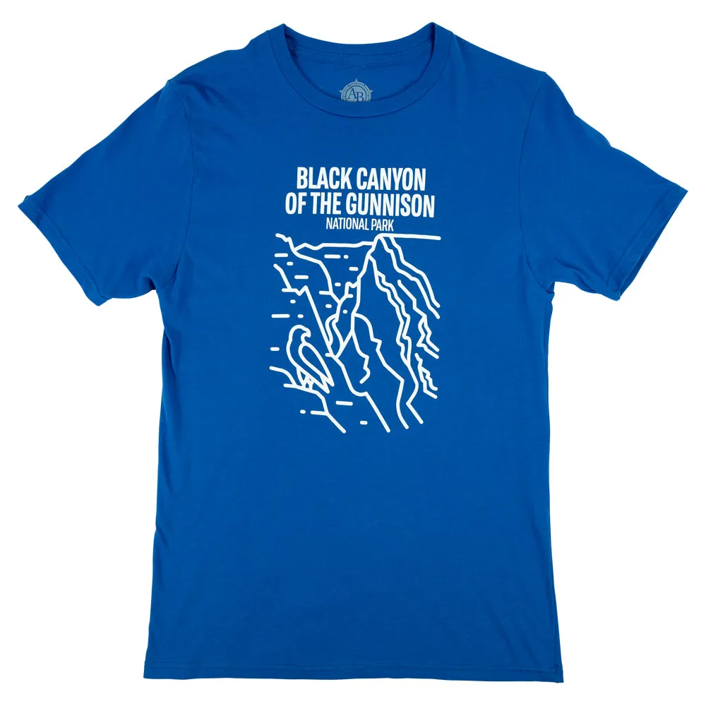 Black Canyon of the Gunnison National Park T-Shirt - Fell Logo