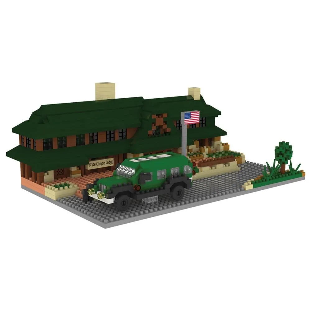 Bryce Canyon National Park Mini Block Set - Lodge - Image 4