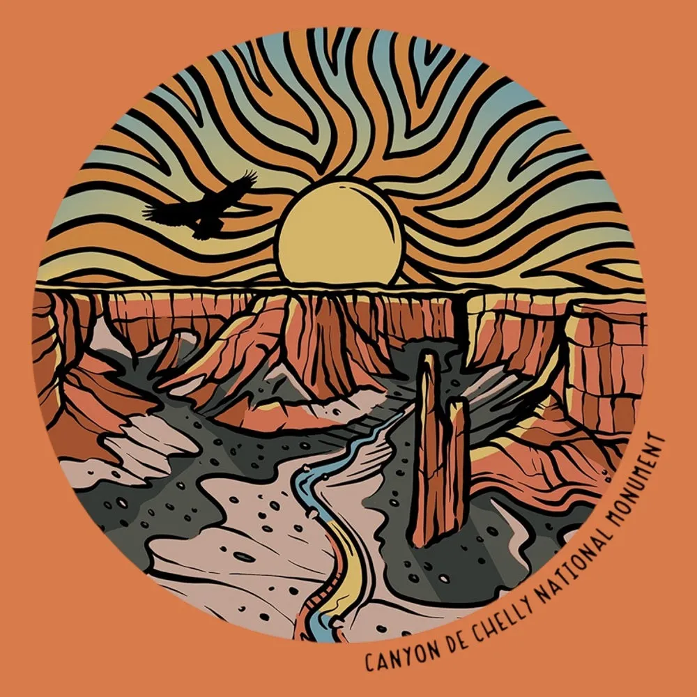 Canyon de Chelly National Monument T-Shirt - Sunrise - Image 2