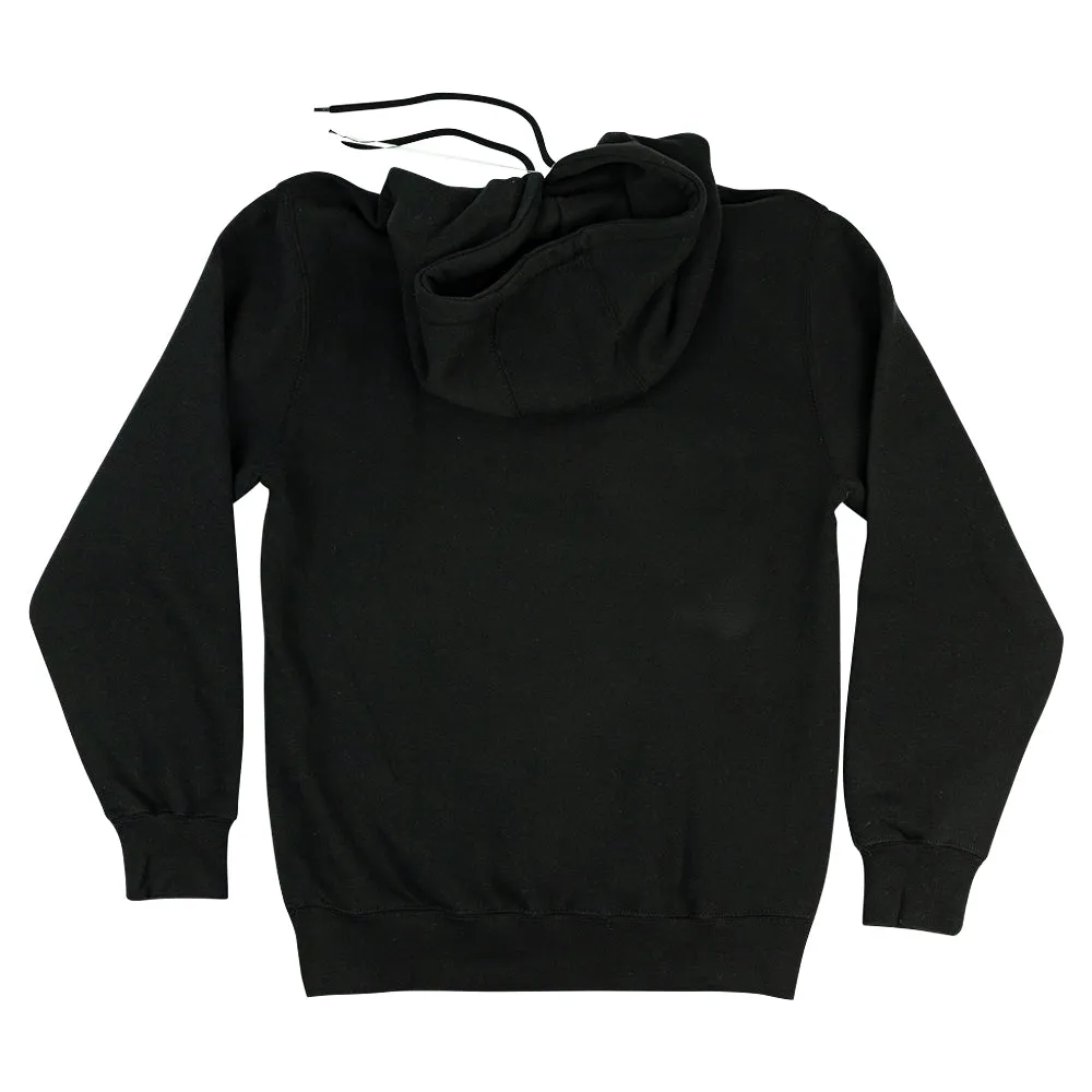 Capulin Volcano National Monument Fleece Hoodie - Retro Stripe - Image 5