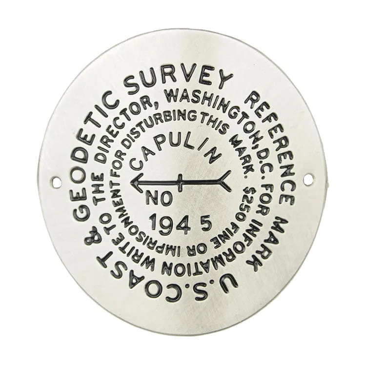 Capulin Volcano National Monument Hiking Stick Medallion - Benchmark