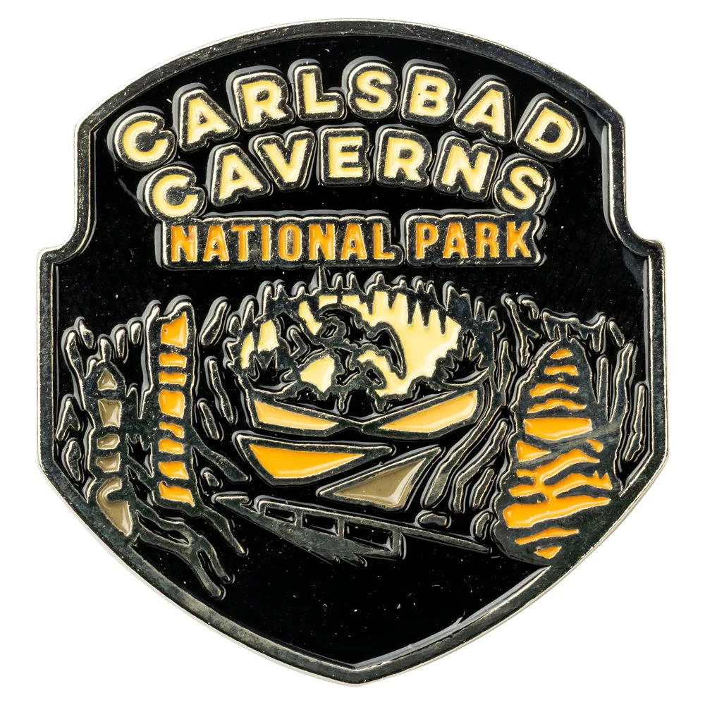 Carlsbad Caverns National Park Pin - Badge Logo