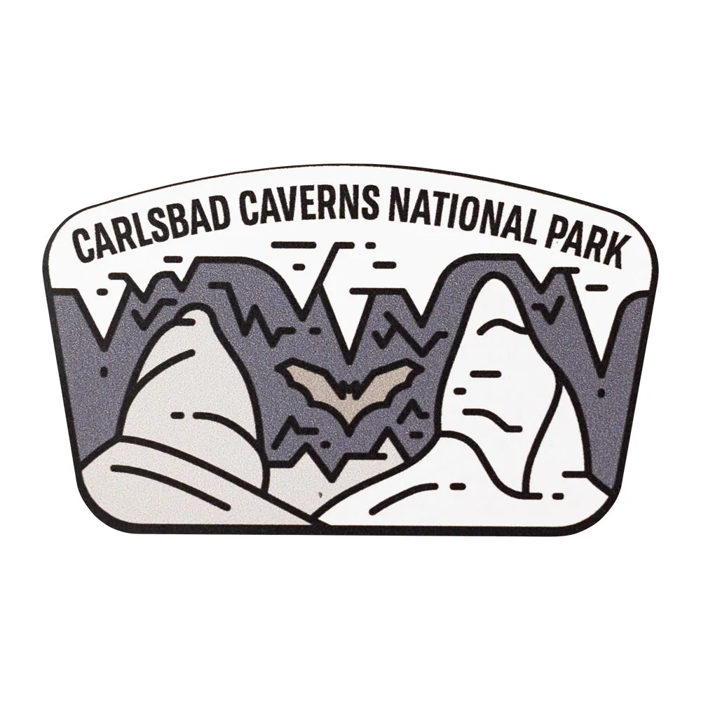 Carlsbad Caverns National Park Sticker - Fell Logo