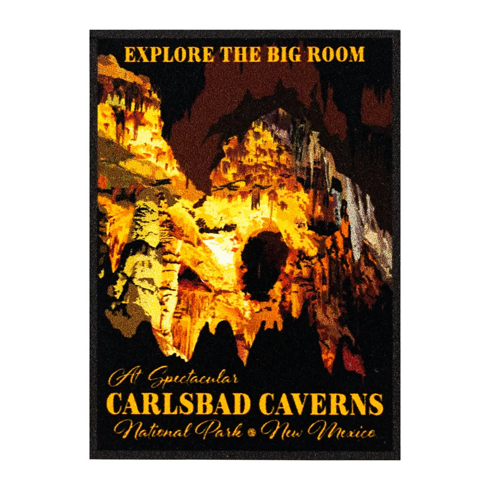 Carlsbad Caverns National Park Sticker - Retro Ranger Big Room