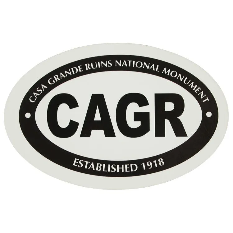 Casa Grande Ruins National Monument Sticker - Mini Oval