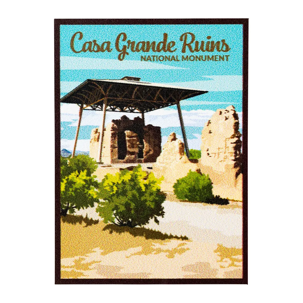Casa Grande Ruins National Monument Sticker - Retro Ranger