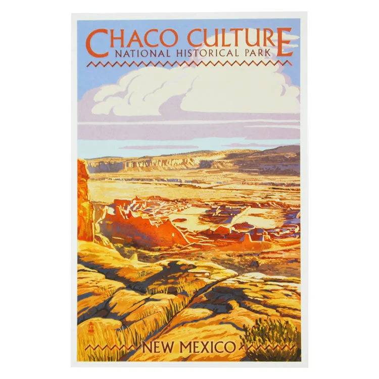 Chaco Culture National Historical Park Postcard - Illustration