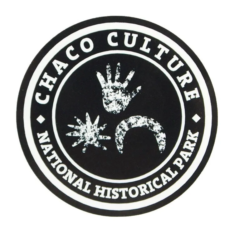 Chaco Culture National Historical Park Sticker - Supernova Monochrome