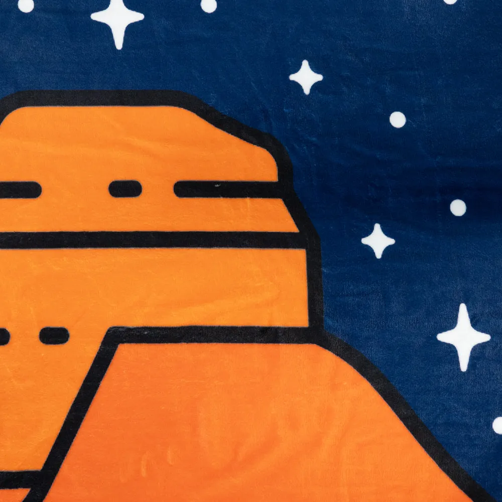 Chaco Culture National Historical Park Fleece Blanket - Fell Logo - Image 4