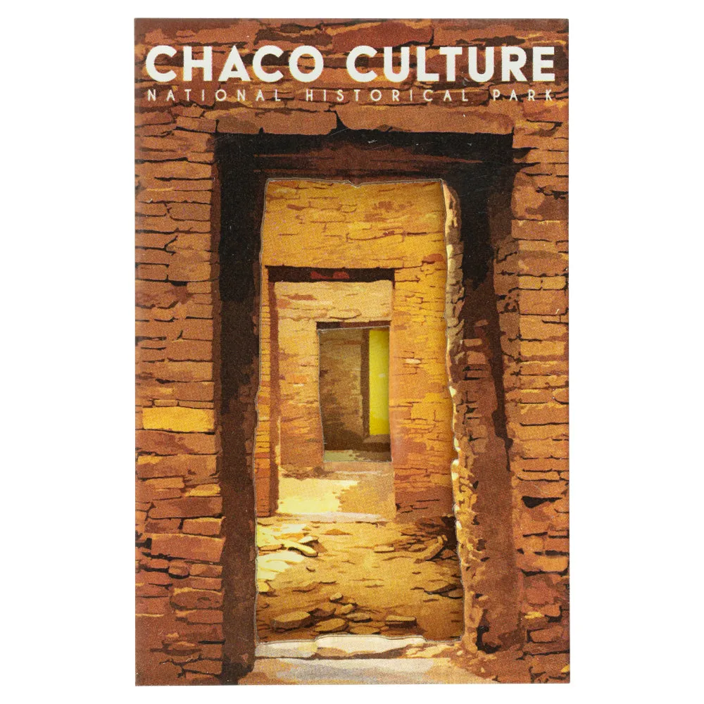 Chaco Culture National Historical Park Magnet - Four Doorways 3D