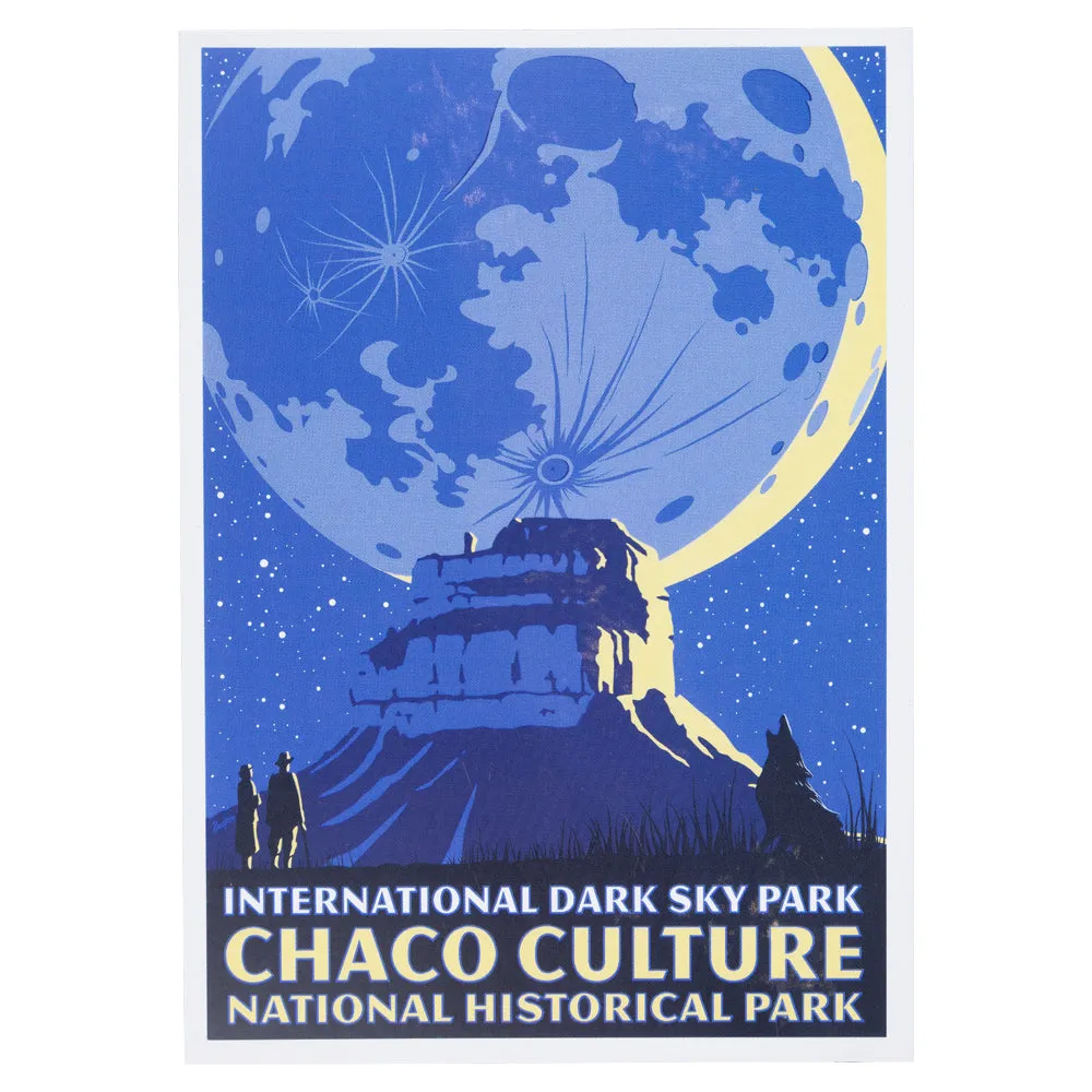 Chaco Culture National Historical Park Postcard - Dark Sky