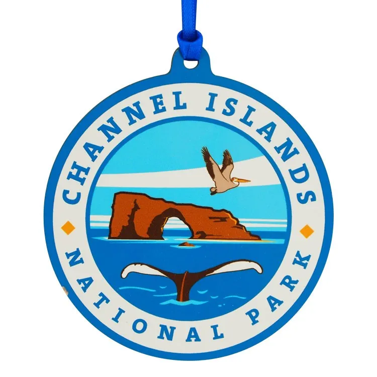 Channel Islands National Park Round Logo Ornament