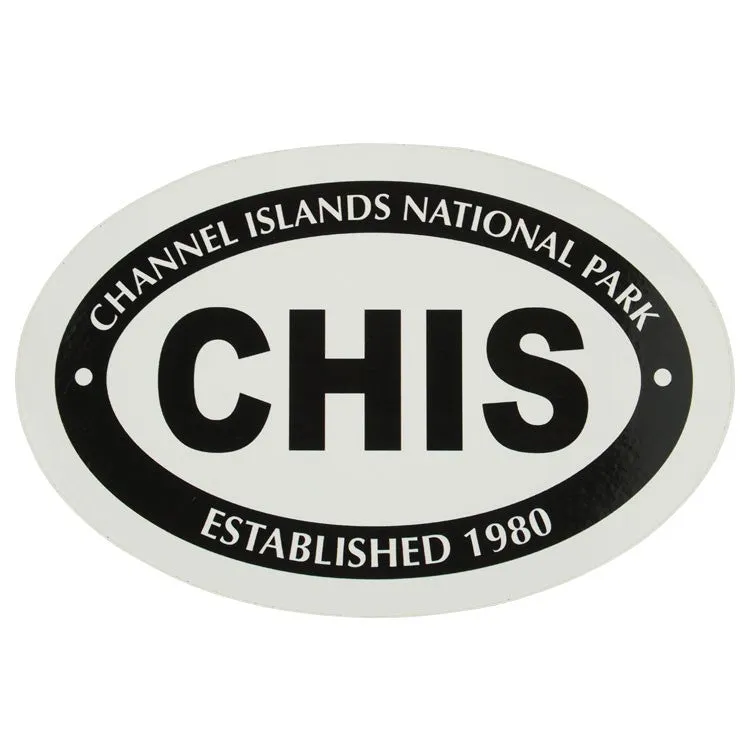 Channel Islands National Park Sticker - Euro Oval