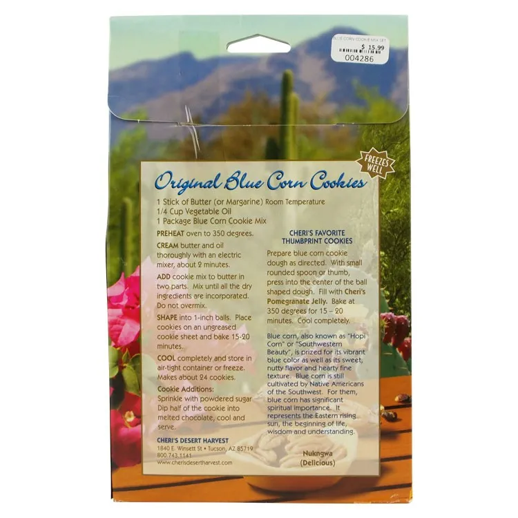 Cheri's Blue Corn Cookie Mix - Image 2