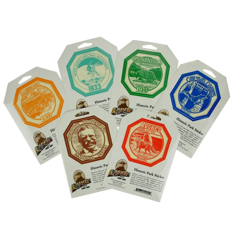 Contemporary National Park Window Sticker Set - Image 3