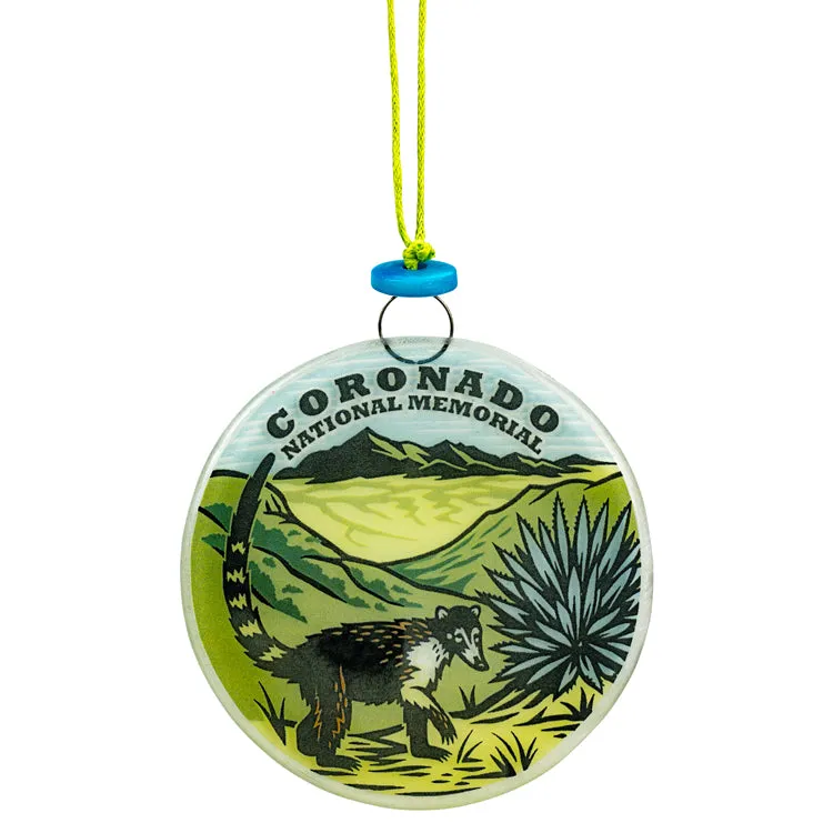 Coronado National Memorial Recycled Glass Ornament